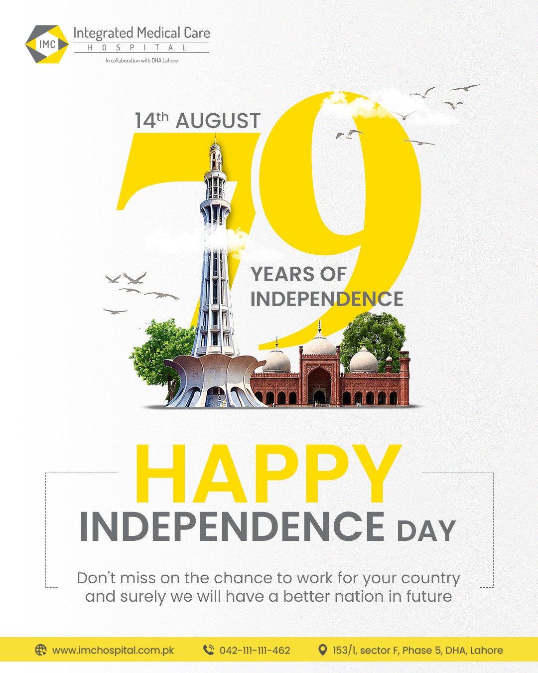 A healthier Pakistan is a stronger Pakistan.